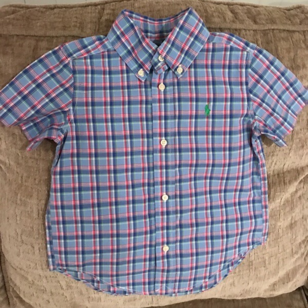 Ralph Lauren plaid button up shirt